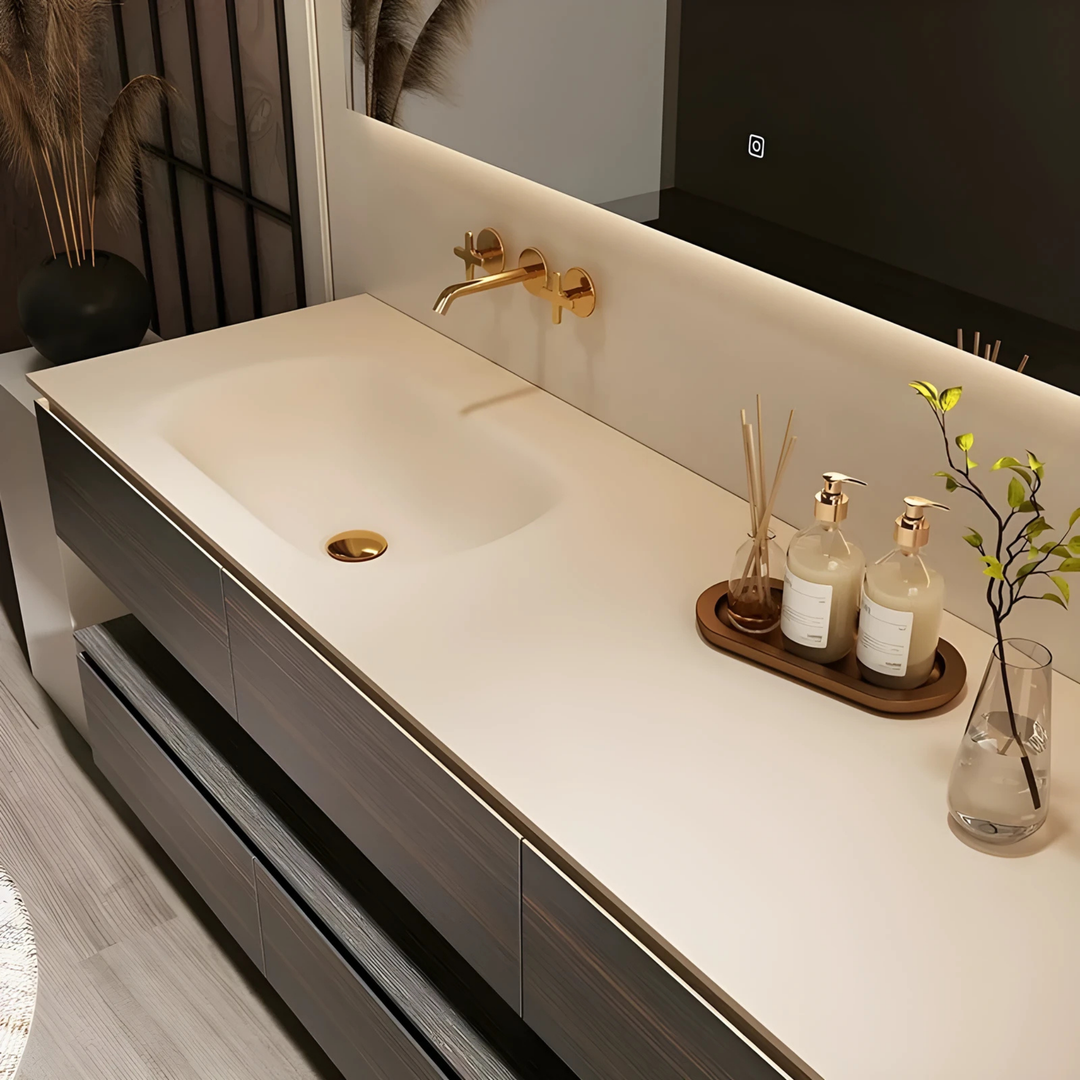 ELSIE Modern Sintered Stone Vanity Sink - Cassa Haus Singapore