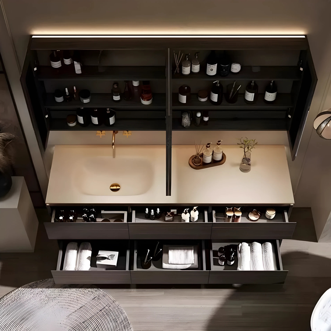 ELSIE Modern Sintered Stone Vanity Sink - Cassa Haus Singapore