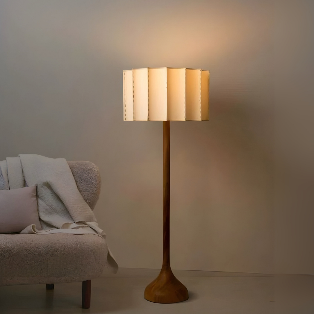 NORIKO Japandi Solid Wood Lamp - Cassa Haus Singapore
