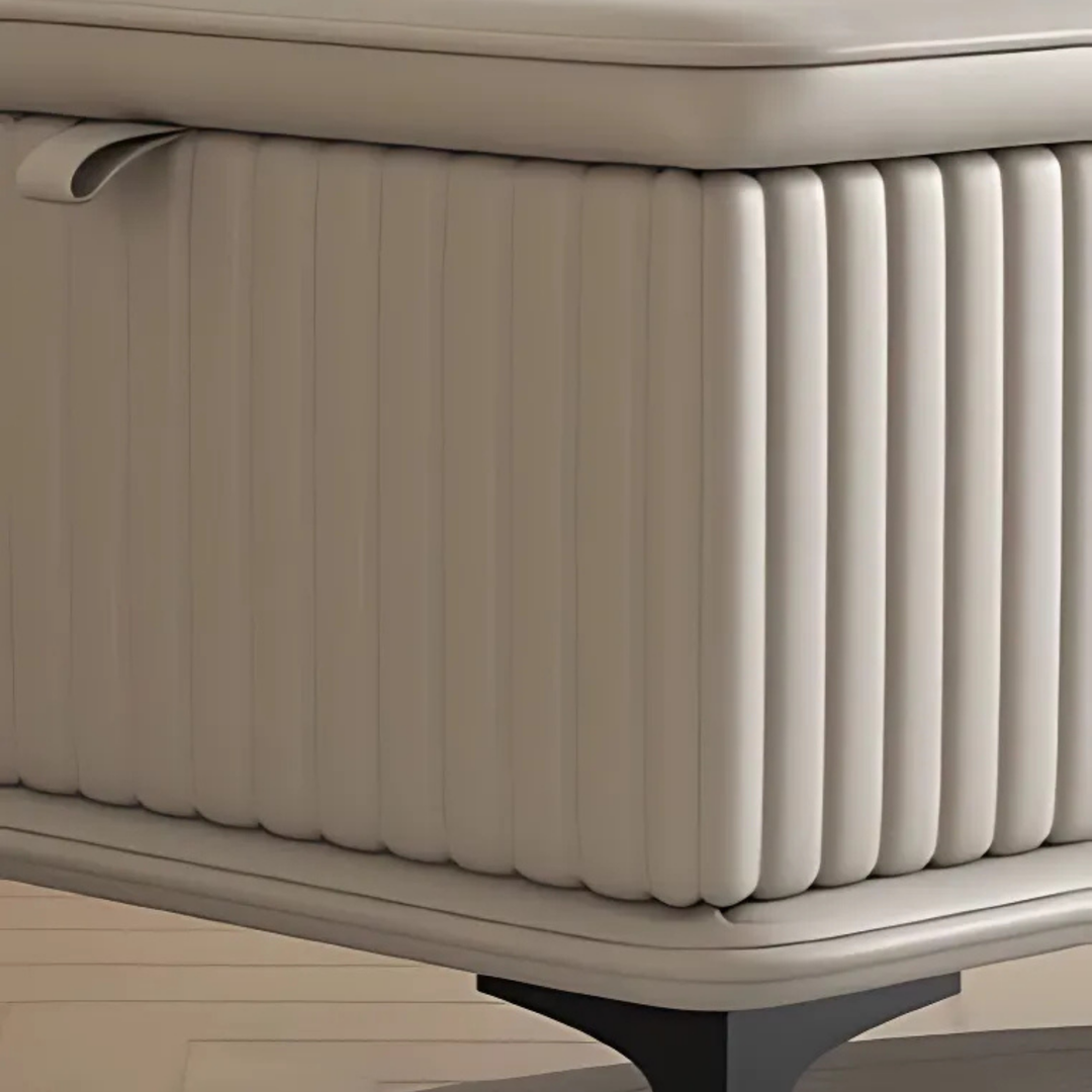 VELMOR Modern Leather Storage Bench - Cassa Haus Singapore