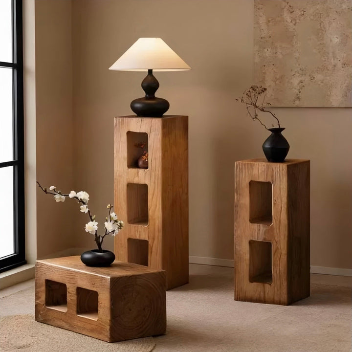 ORVEA Modern Solid Wood Pedestal - Cassa Haus Singapore