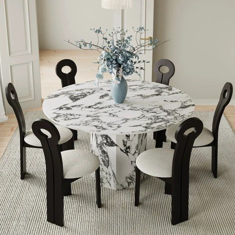 CALACATTA Modern Marble Dining Table - Cassa Haus Singapore