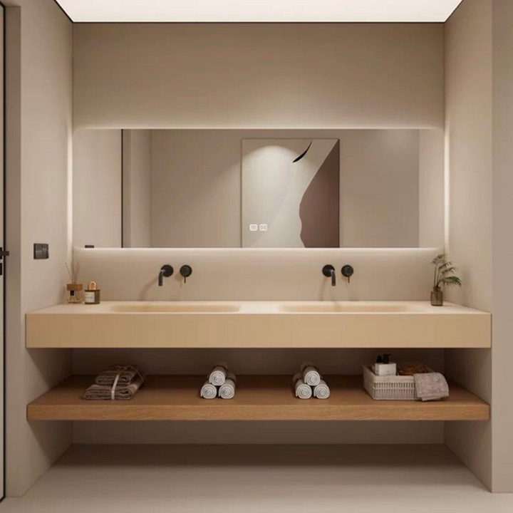 SADIE Japandi Bathroom Vanity Sink - Cassa Haus Singapore