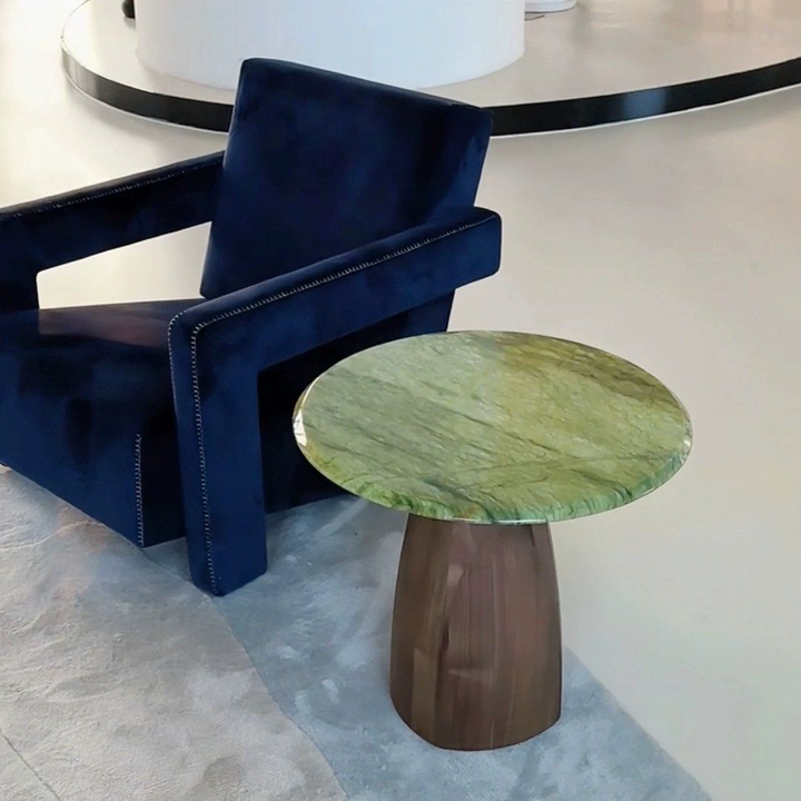 GIULIANA Modern Marble Side Table - Cassa Haus Singapore