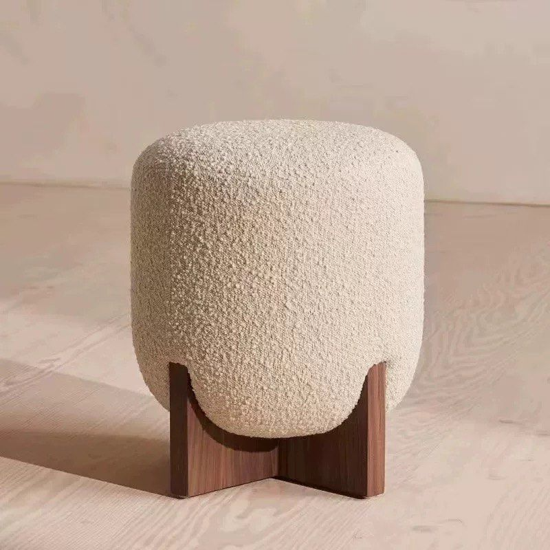 FERN Modern Boucle Vanity Stool - Cassa Haus Singapore