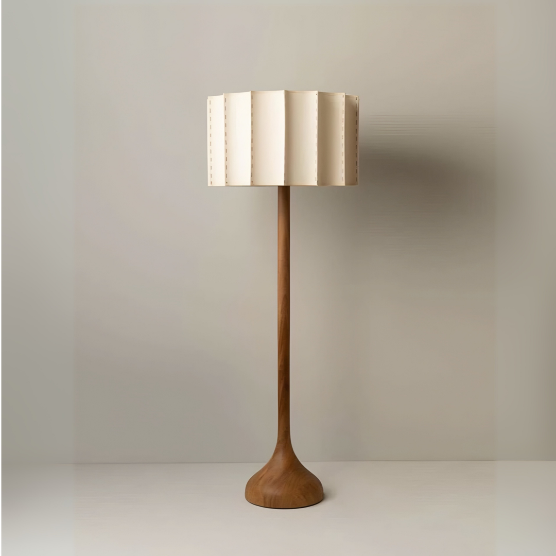 NORIKO Japandi Solid Wood Lamp - Cassa Haus Singapore