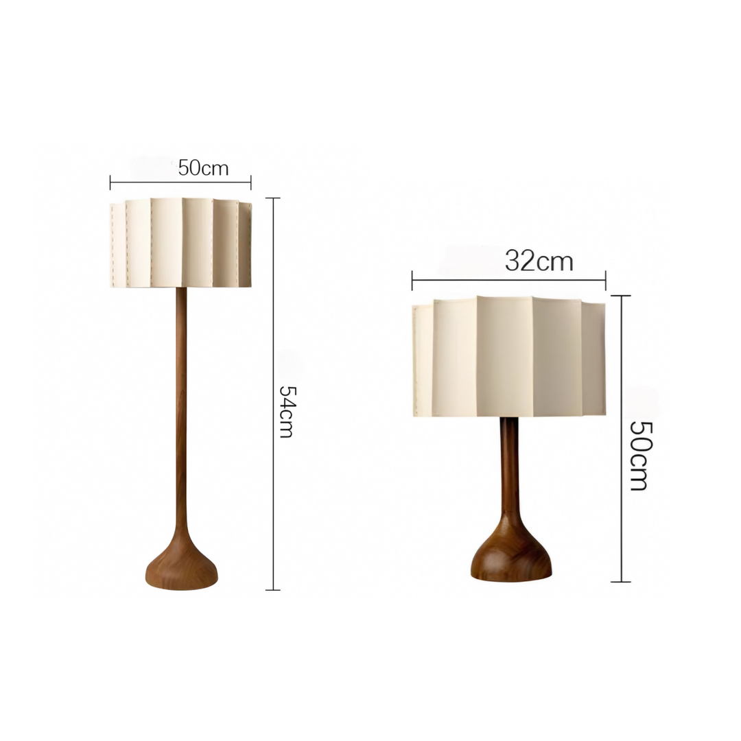 NORIKO Japandi Solid Wood Lamp - Cassa Haus Singapore