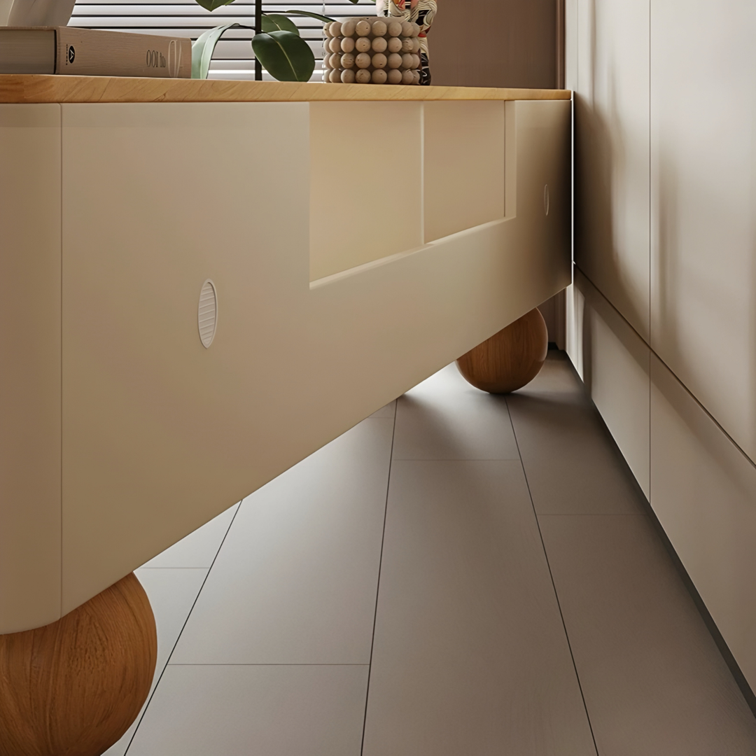 SERENZA Modern Solid Wood TV Console - Cassa Haus Singapore
