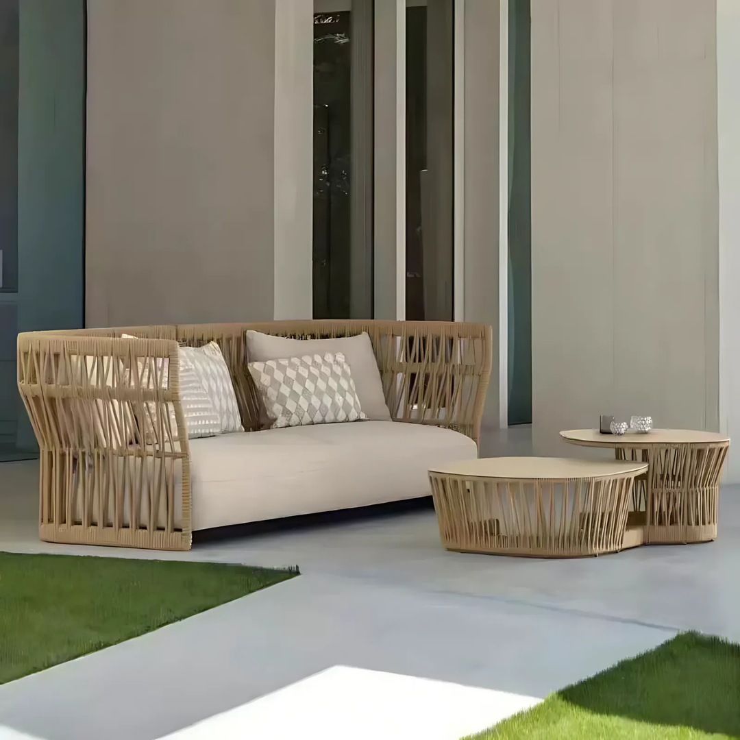 VARELQO Outdoor Rattan Sofa - Cassa Haus Singapore