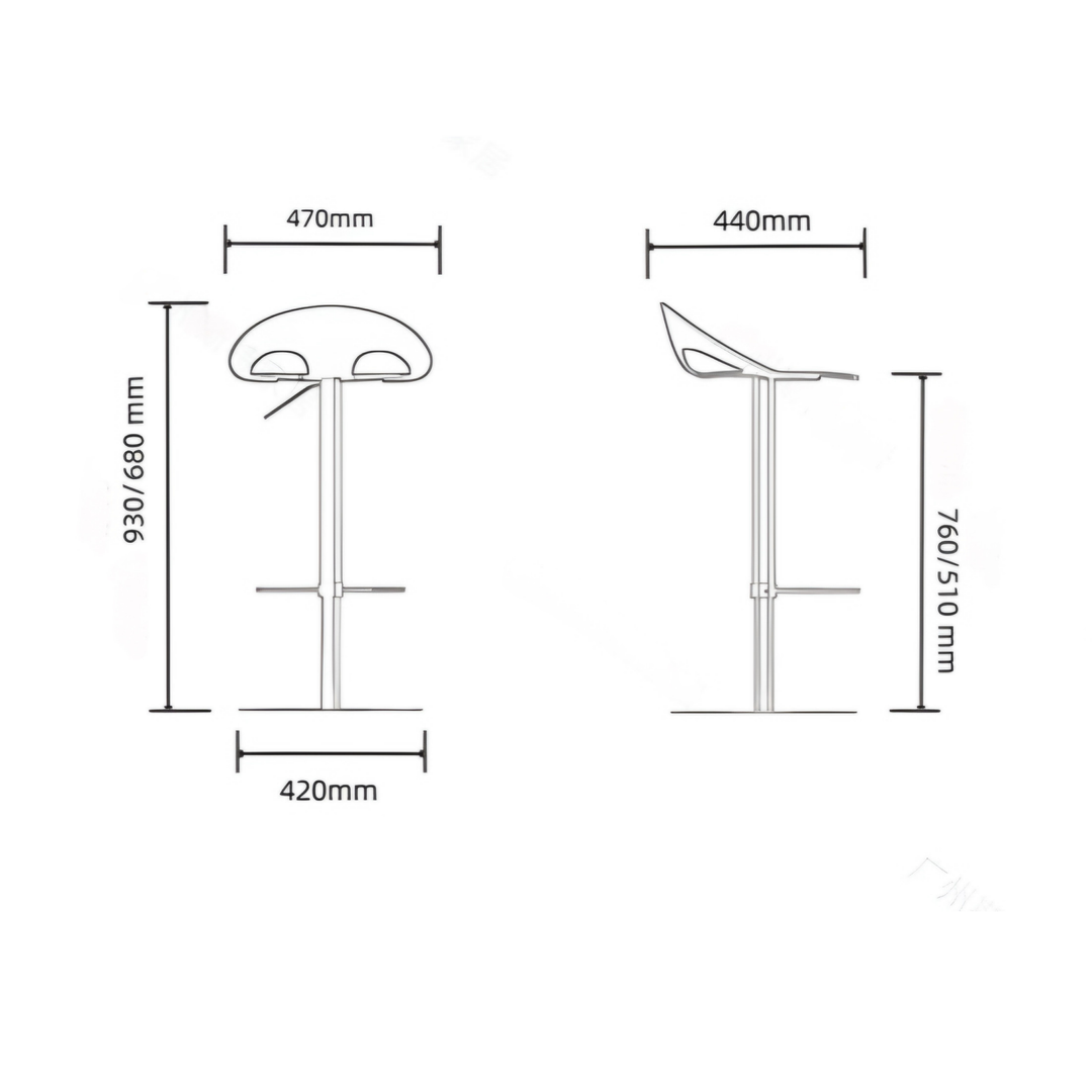 TERAVEN Modern Bar Stool - Cassa Haus Singapore
