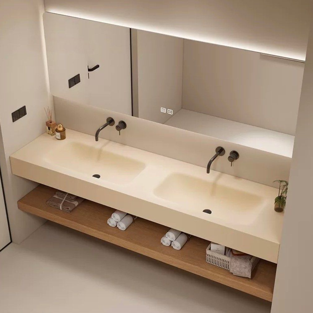 SADIE Japandi Bathroom Vanity Sink - Cassa Haus Singapore