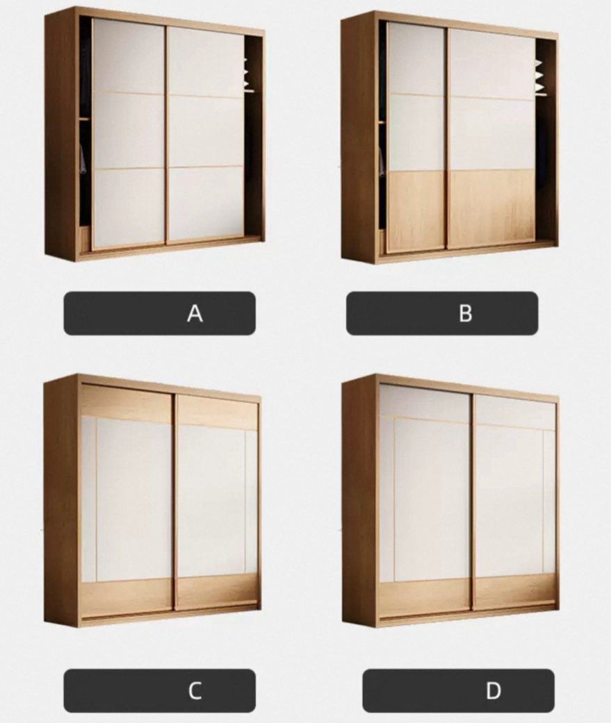 SORUKI Japandi Solid Wood Wardrobe - Cassa Haus Singapore