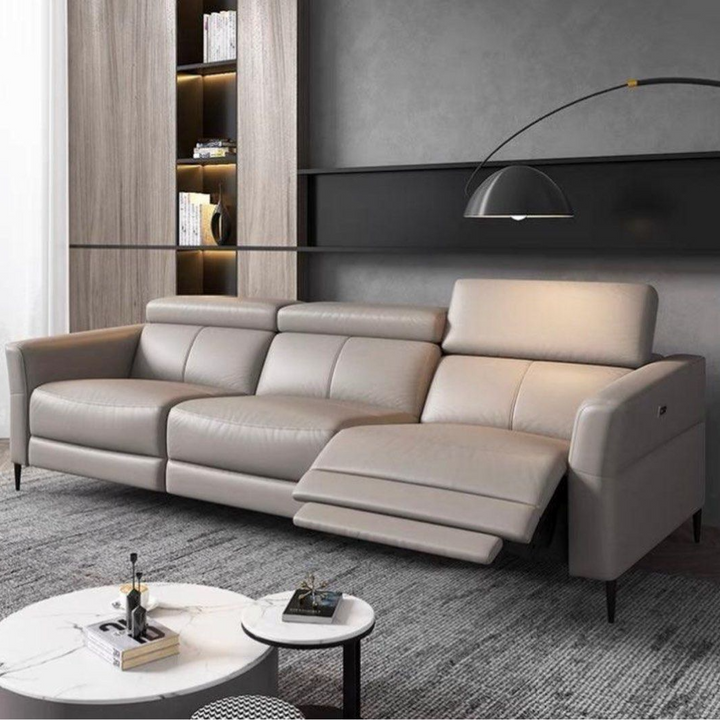 VEKTRA Sectional Electric Recliner Leather Sofa - Cassa Haus Singapore