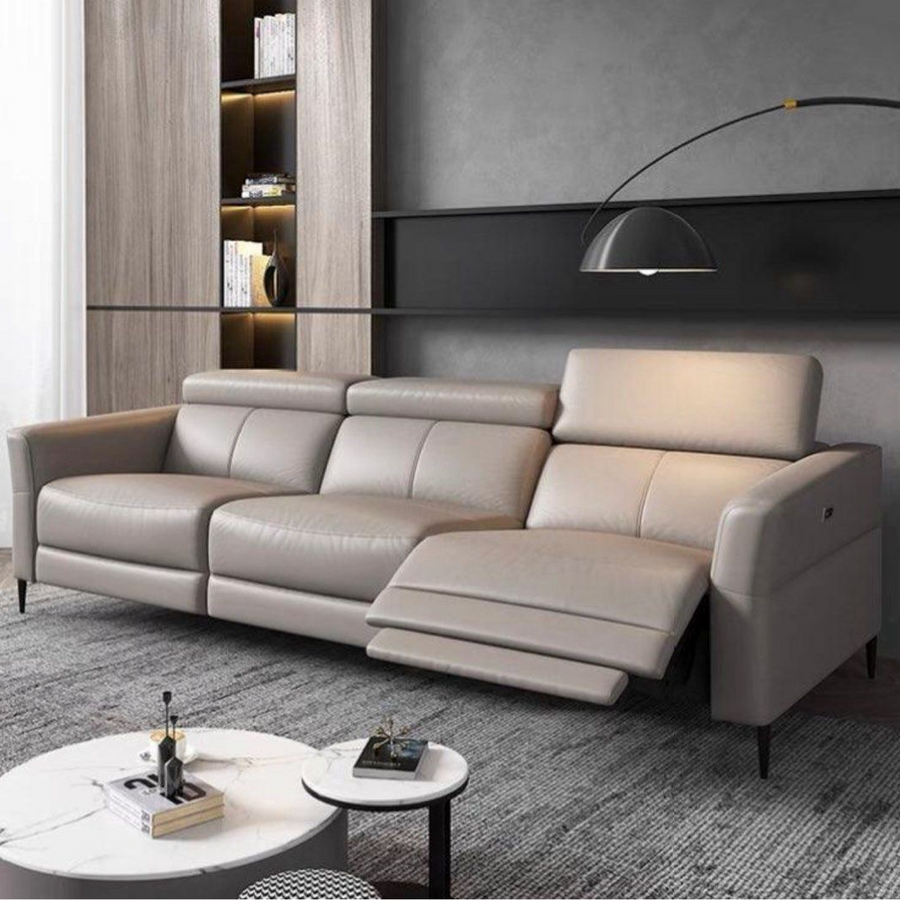 VEKTRA Sectional Electric Recliner Leather Sofa - Cassa Haus Singapore