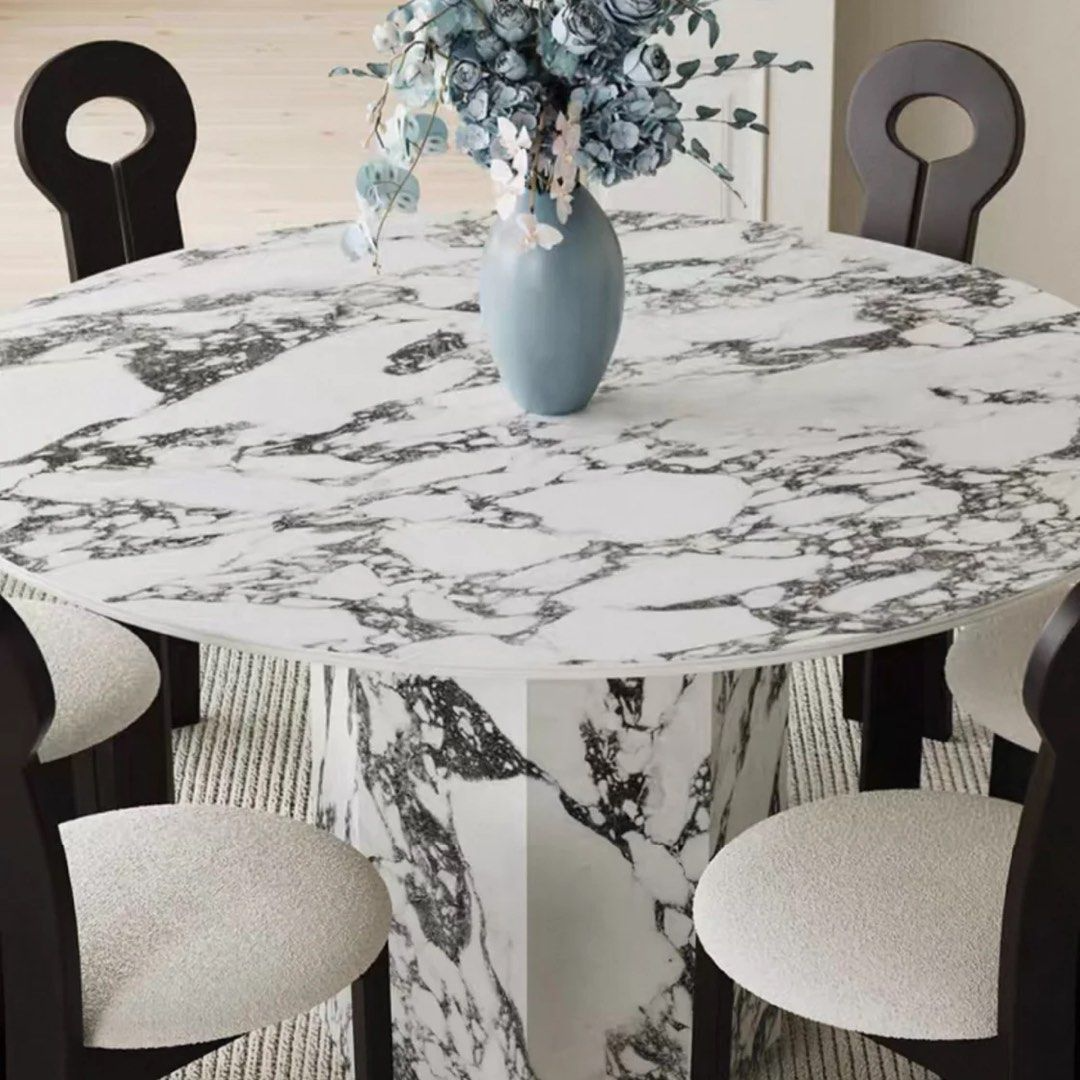 CALACATTA Modern Marble Dining Table - Cassa Haus Singapore
