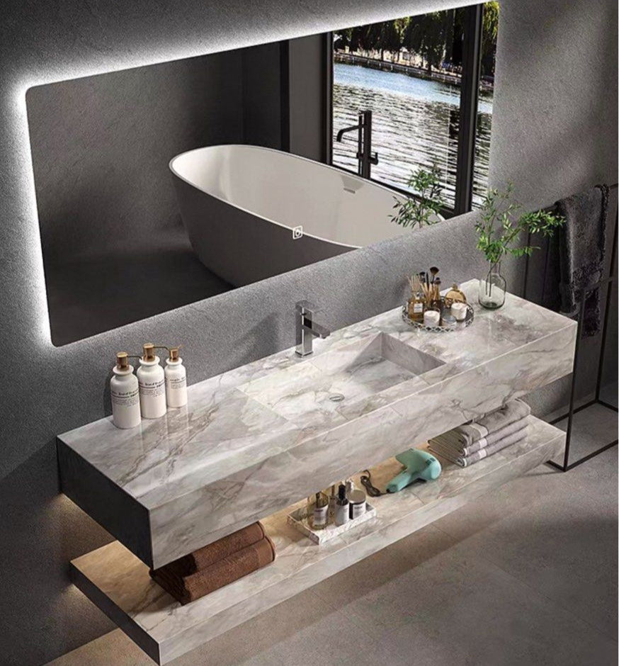 GREYSON Modern Sintered Stone Vanity Sink - Cassa Haus Singapore