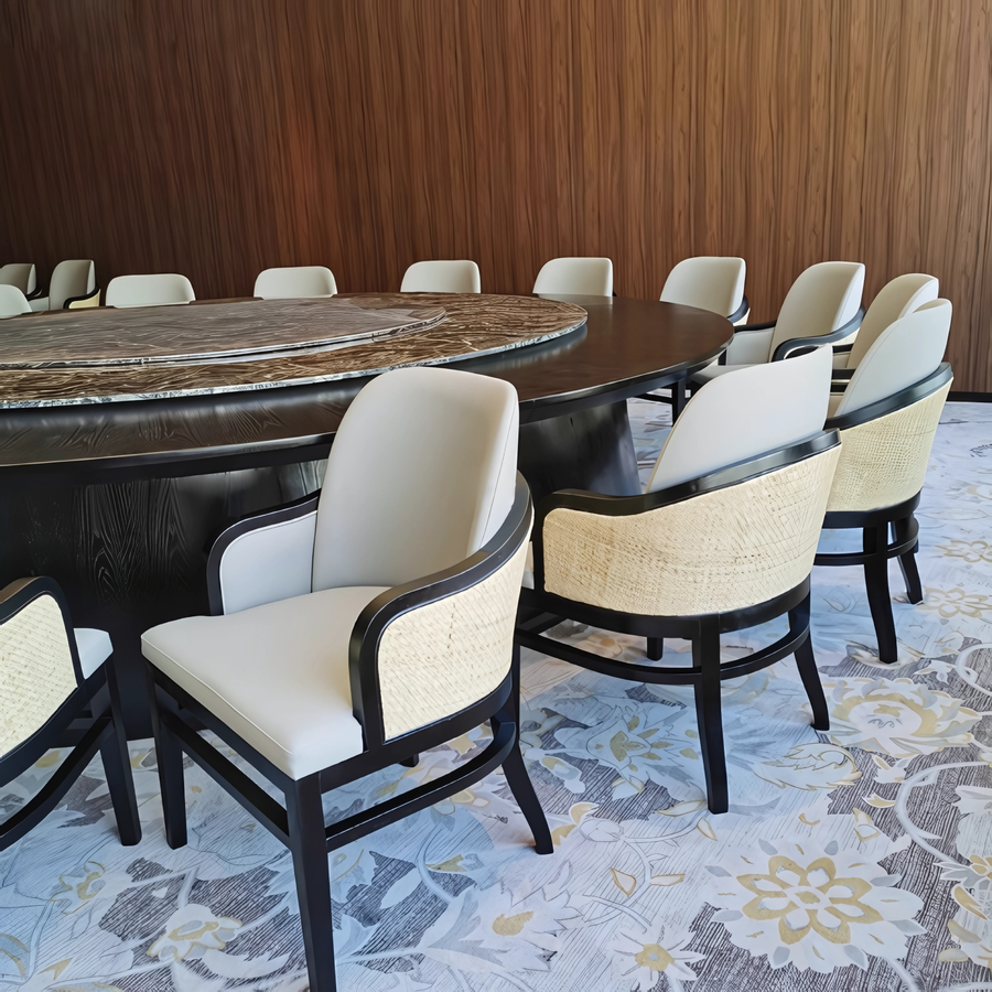 AURELIA Modern Rattan Dining Chair - Cassa Haus Singapore