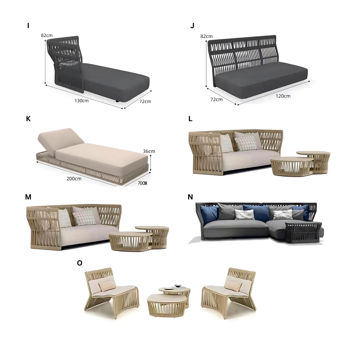 VARELQO Outdoor Rattan Sofa - Cassa Haus Singapore