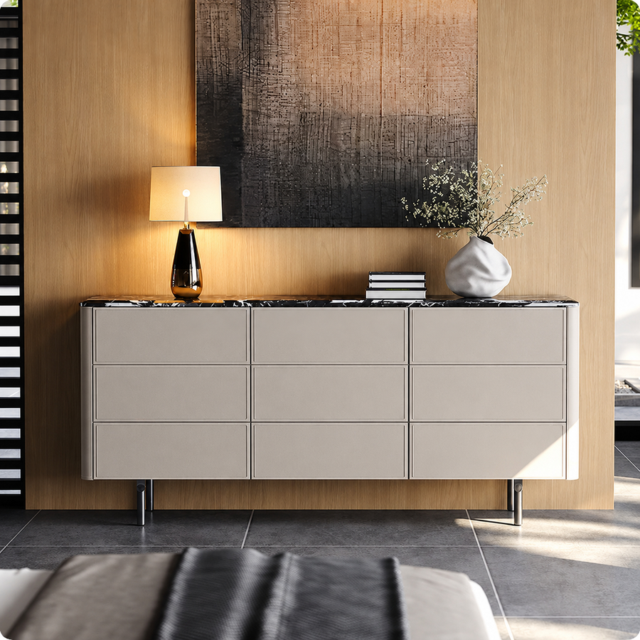 KESTRA Modern Marble Sideboard - Urban Mood Singapore