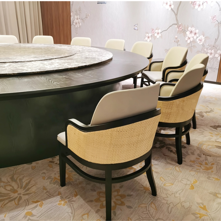 AURELIA Modern Rattan Dining Chair - Cassa Haus Singapore