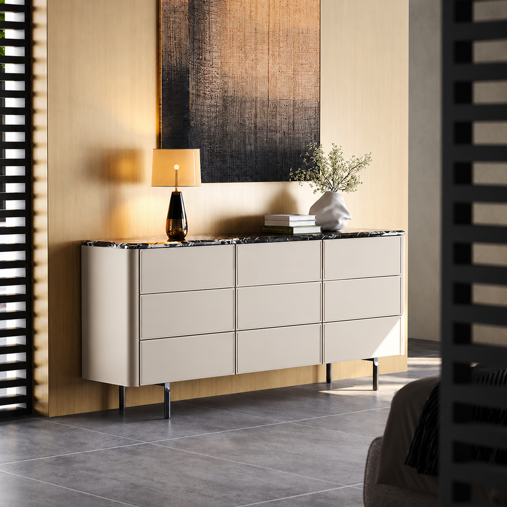 KESTRA Modern Marble Sideboard - Urban Mood Singapore