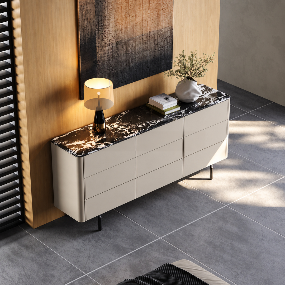 KESTRA Modern Marble Sideboard - Urban Mood Singapore