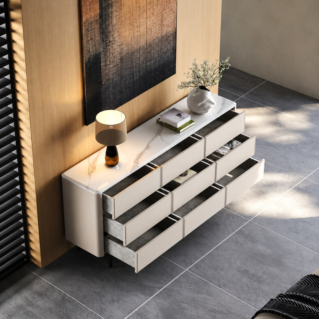 KESTRA Modern Marble Sideboard - Urban Mood Singapore