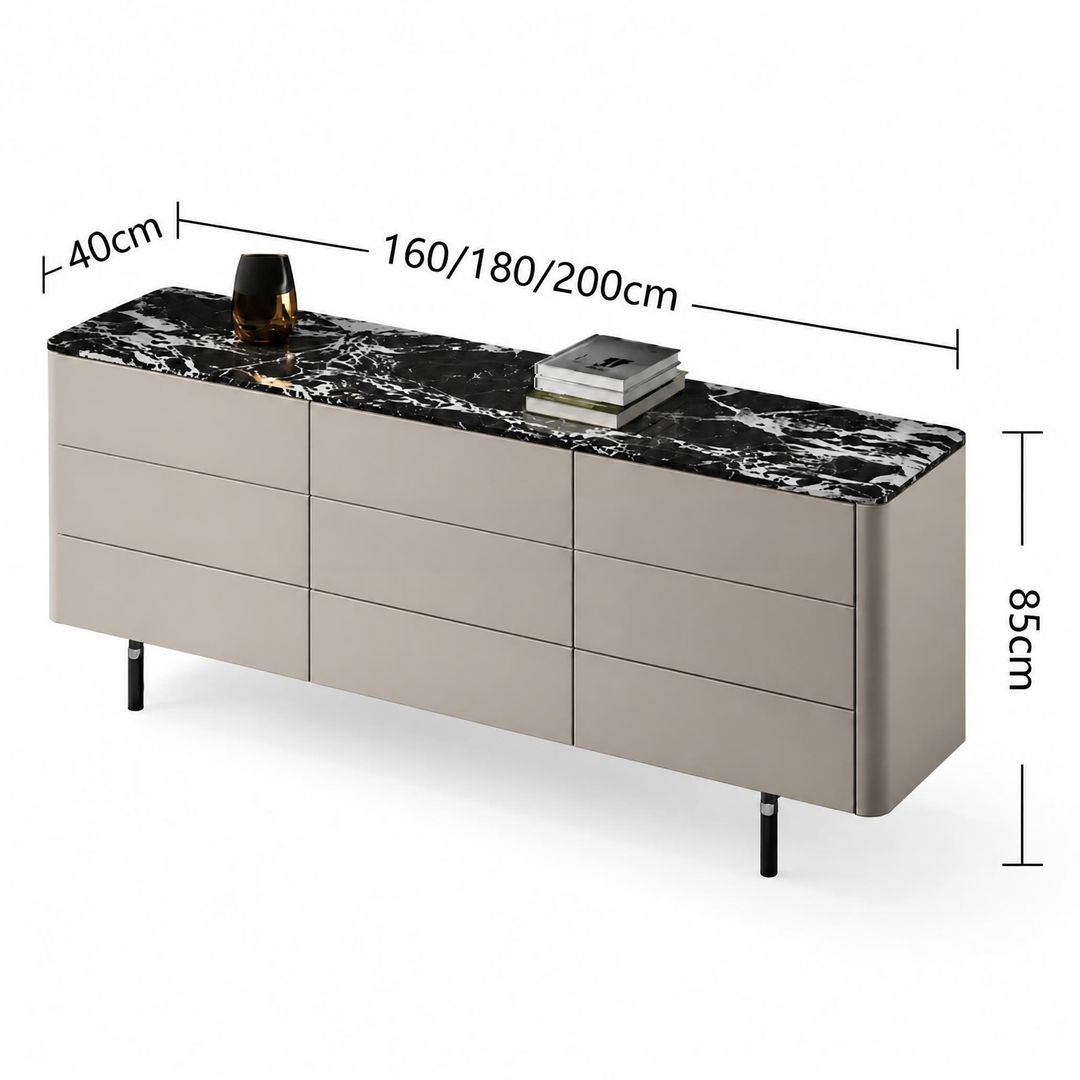 KESTRA Modern Marble Sideboard - Urban Mood Singapore