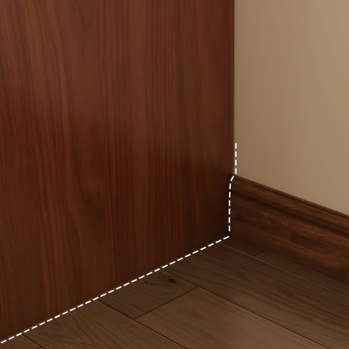 MIRENTH Vintage Walnut Wardrobe - Cassa Haus Singapore