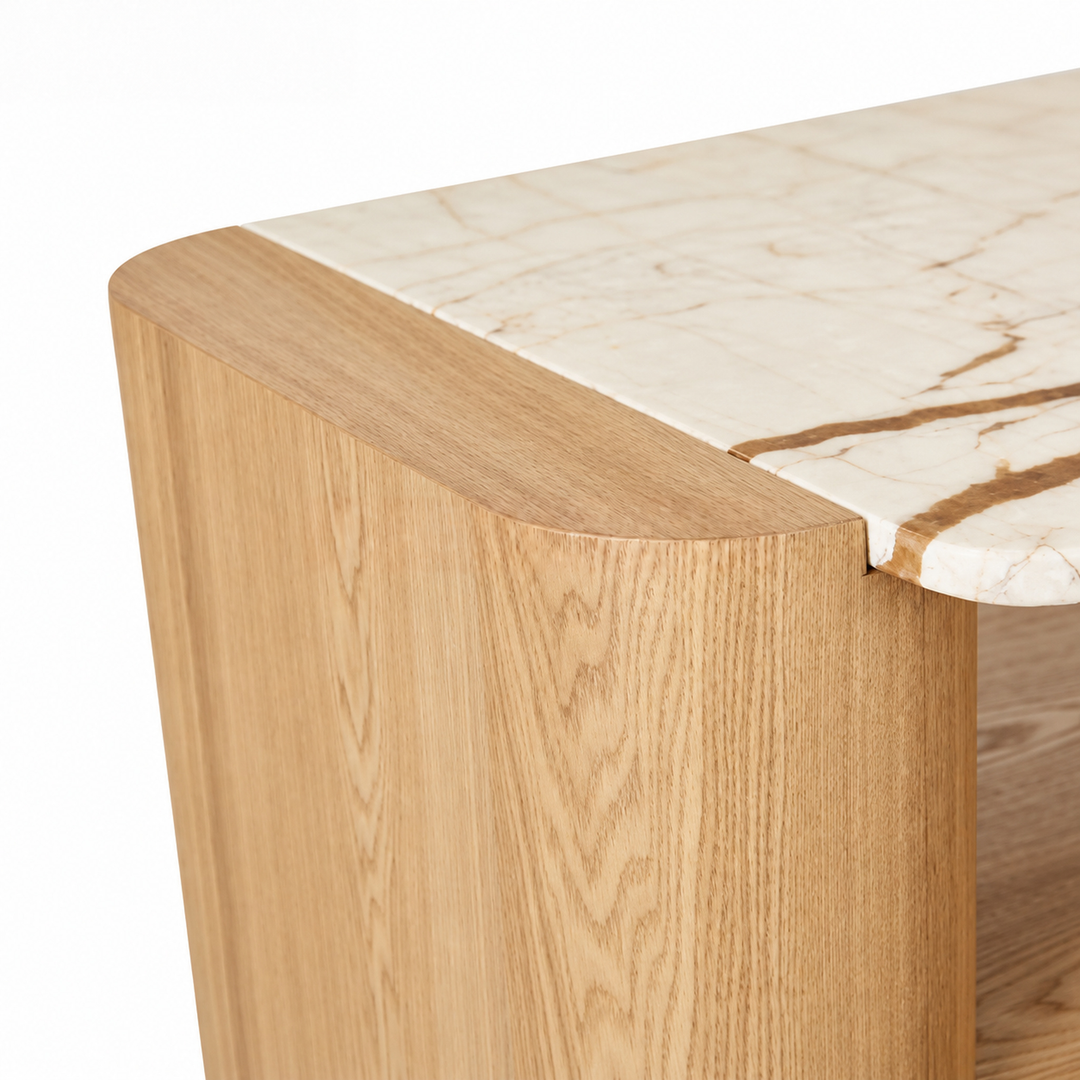 ZENNA Mid Century Solid Wood Sideboard - Urban Mood Singapore