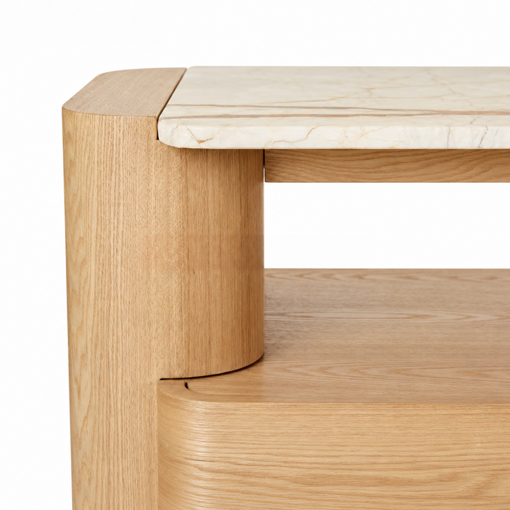 ZENNA Mid Century Solid Wood Sideboard - Urban Mood Singapore
