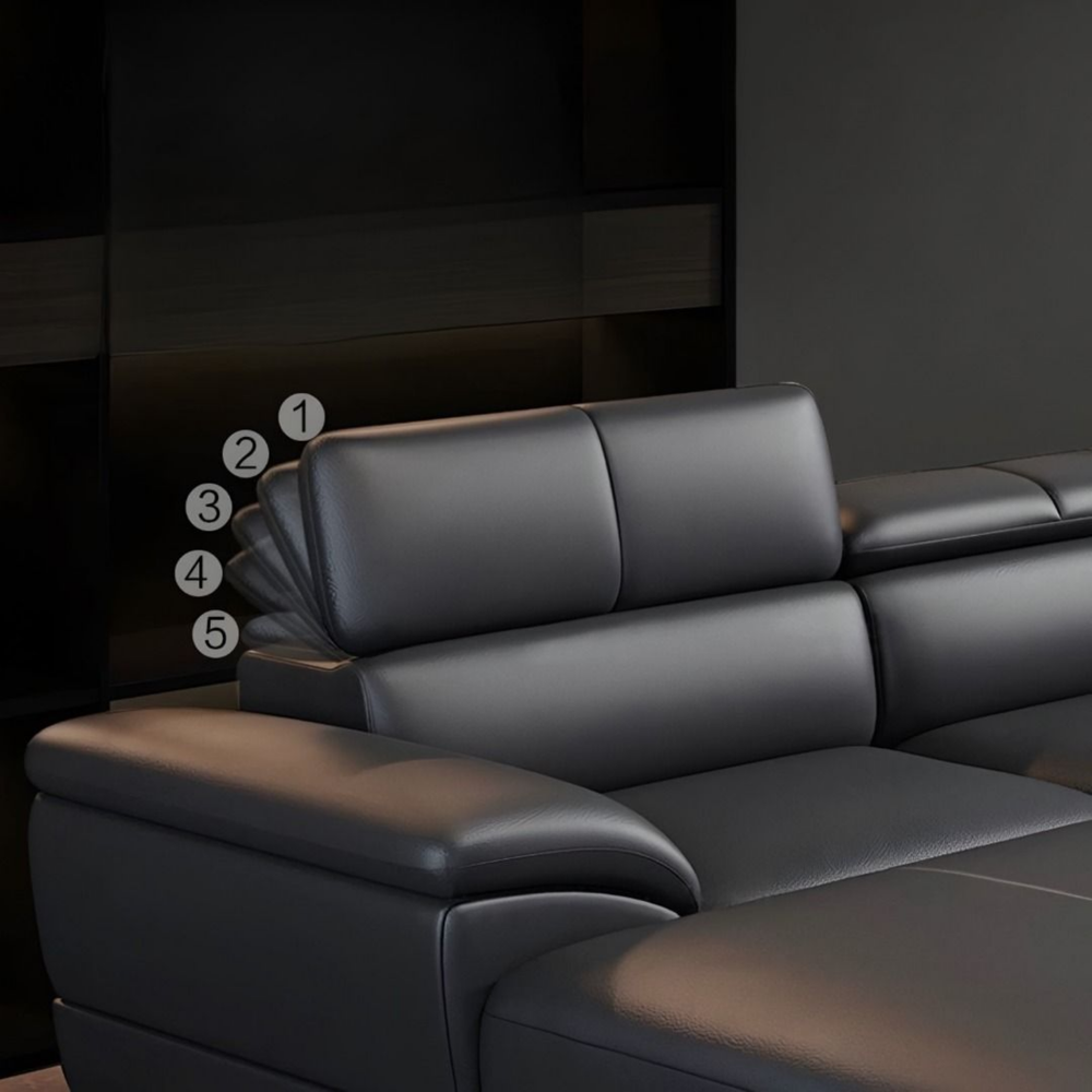 TANRO Modern Leather Sofa - Cassa Haus Singapore