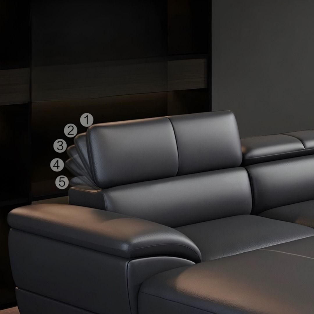 TANRO Modern Leather Sofa - Cassa Haus Singapore