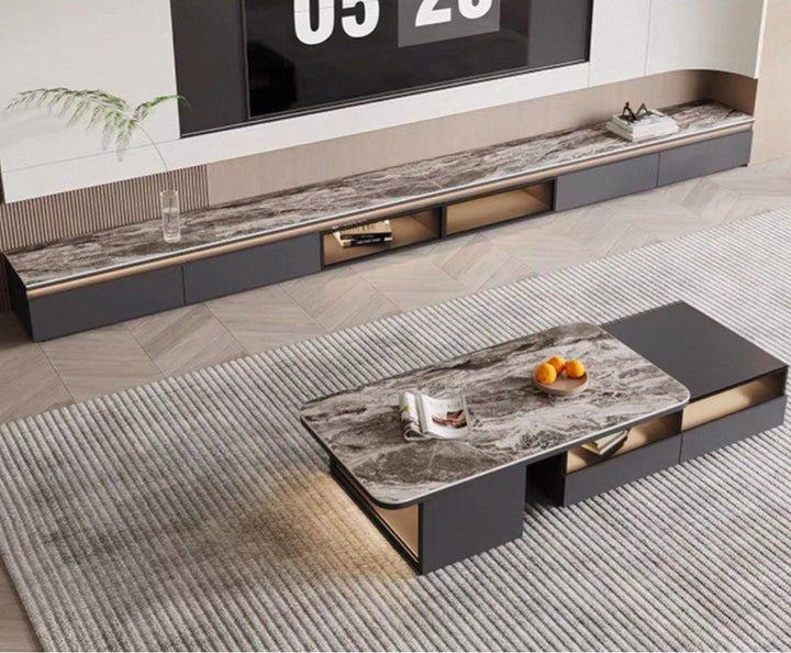 URVANE Modern Sintered Stone TV Console - Cassa Haus Singapore