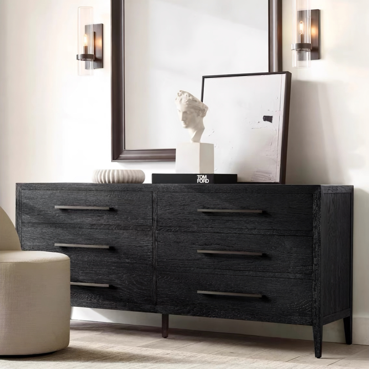 BASTION Modern Solid Wood Chest of Drawers - Cassa Haus Singapore