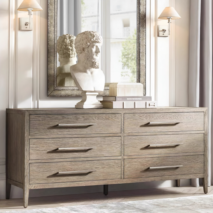 BASTION Modern Solid Wood Chest of Drawers - Cassa Haus Singapore