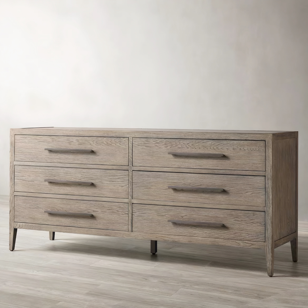 BASTION Modern Solid Wood Chest of Drawers - Cassa Haus Singapore