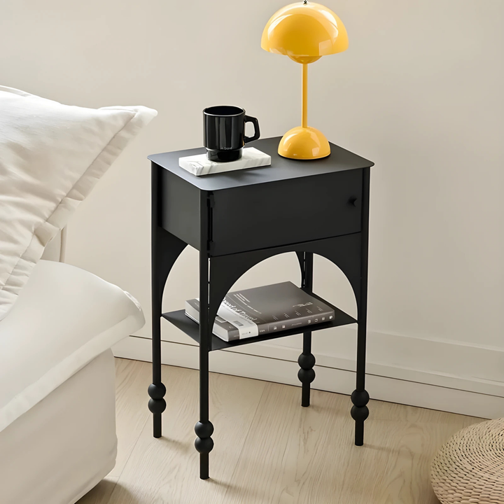CALDRO Rustic Bedside Table - Cassa Haus Singapore