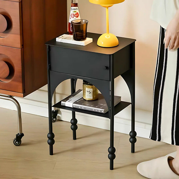 CALDRO Rustic Bedside Table - Cassa Haus Singapore
