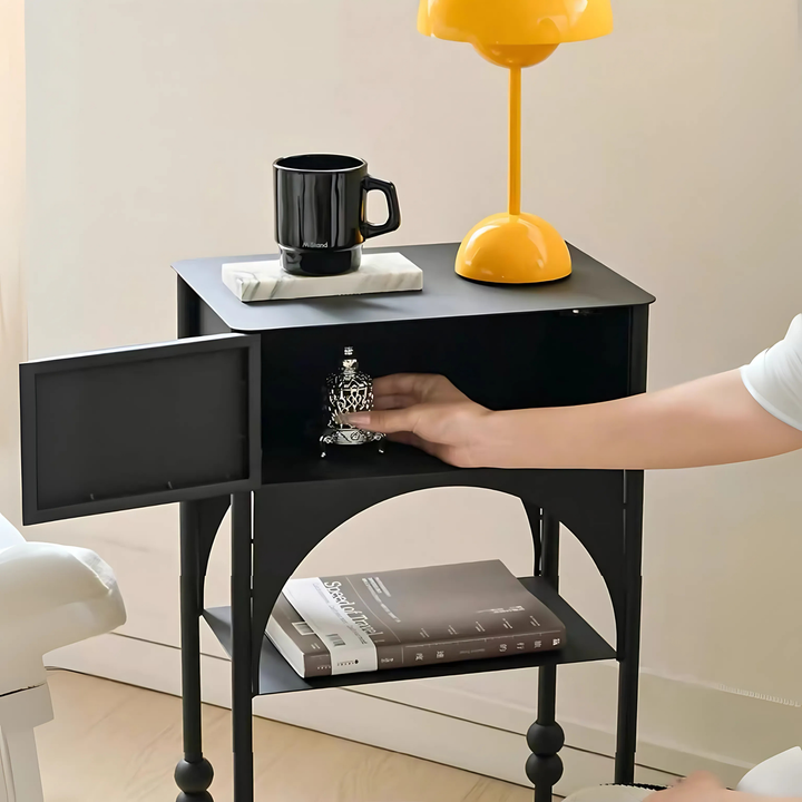 CALDRO Rustic Bedside Table - Cassa Haus Singapore