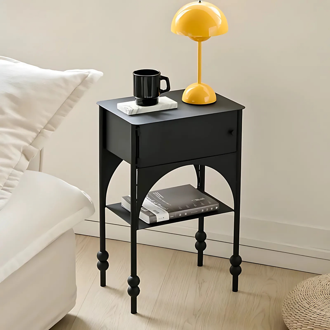 CALDRO Rustic Bedside Table - Cassa Haus Singapore