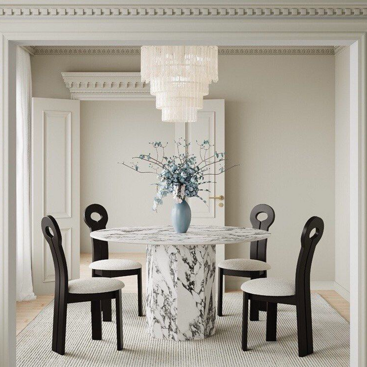 CALACATTA Modern Marble Dining Table - Cassa Haus Singapore
