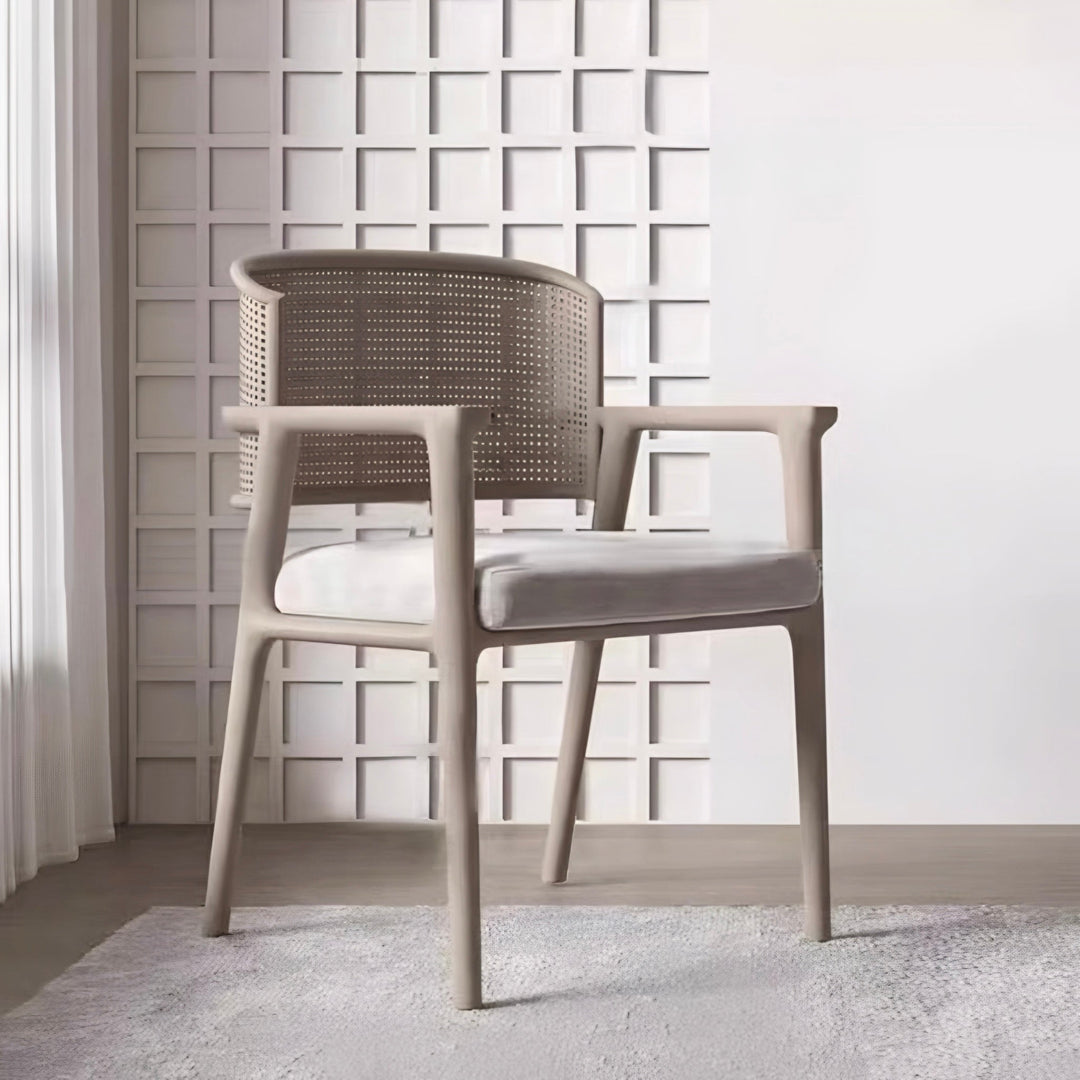 CANEVRA Rustic Rattan Dining Chair - Cassa Haus Singapore