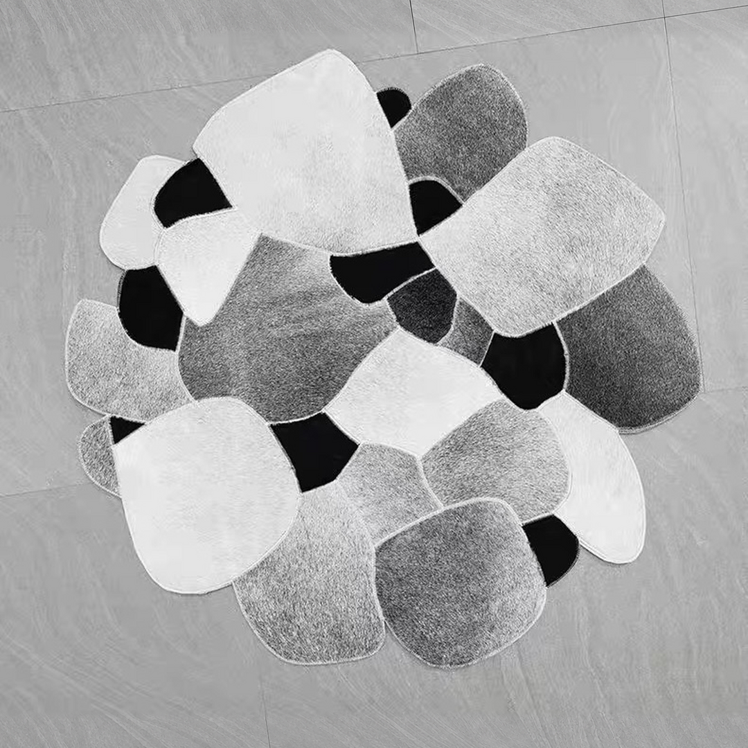 NYMERELLE Modern Cowhide Leather Rug - Cassa Haus Singapore