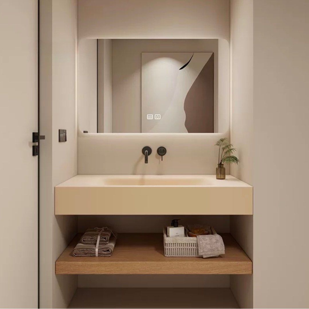 SADIE Japandi Bathroom Vanity Sink - Cassa Haus Singapore