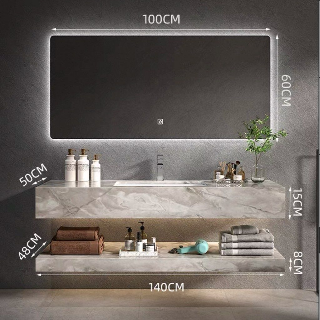 GREYSON Modern Sintered Stone Vanity Sink - Cassa Haus Singapore