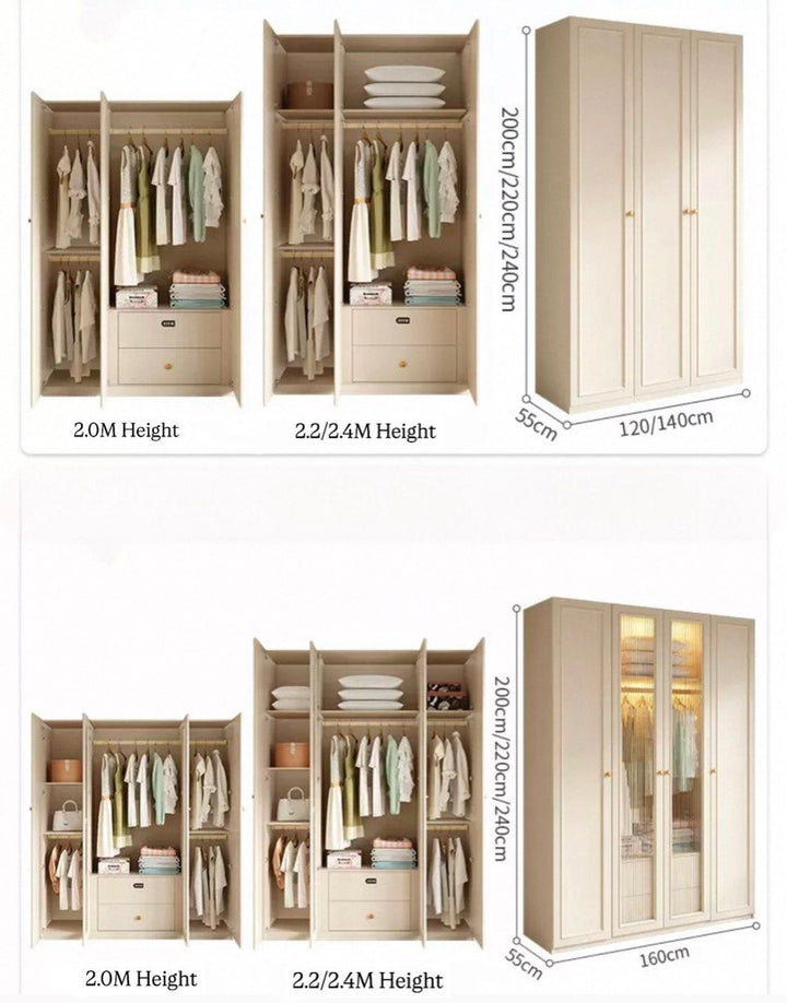 VALERIQUE Modern Victorian Wardrobe - Cassa Haus Singapore
