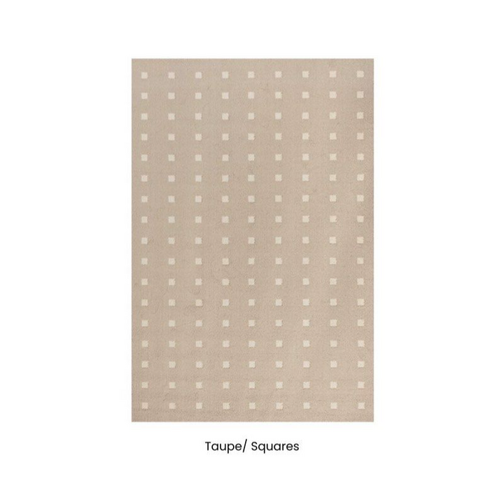 CUBEFERN Water Resistant Squares Rug - Cassa Haus Singapore