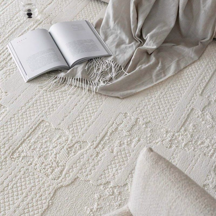 CEDARHUSH Modern Water Resistant Textured Rug - Cassa Haus Singapore