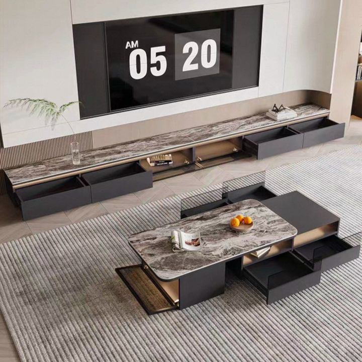 URVANE Modern Sintered Stone TV Console - Cassa Haus Singapore